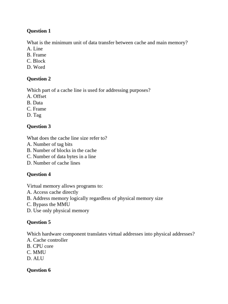 Day 5 | PDF | Cpu Cache | Cache (Computing)