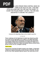 Corzine's MF Global Was Client of Eric Holder's Law Firm: by Wynton Hall