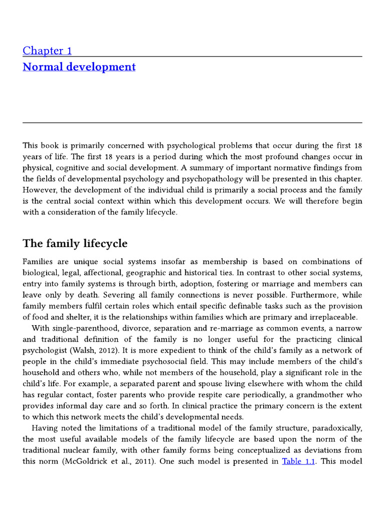 Chapter 1 - Normal Development - ED459 | PDF