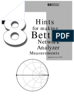 HP-AN1291!1!8 Hints For Making Better Network Analyzer Measurements