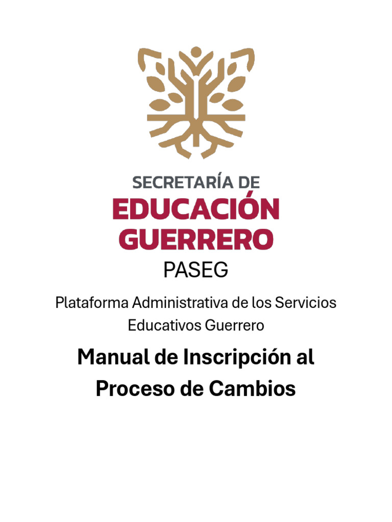 PASEG Inscripcion Al Proceso de Cambios | PDF | Informática