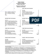 BS Bio Curriculum