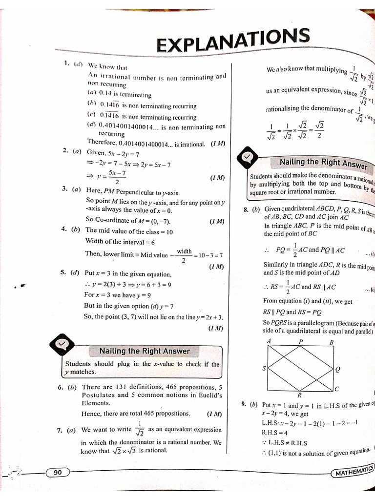 Solutions - Sample Paper 2 | PDF