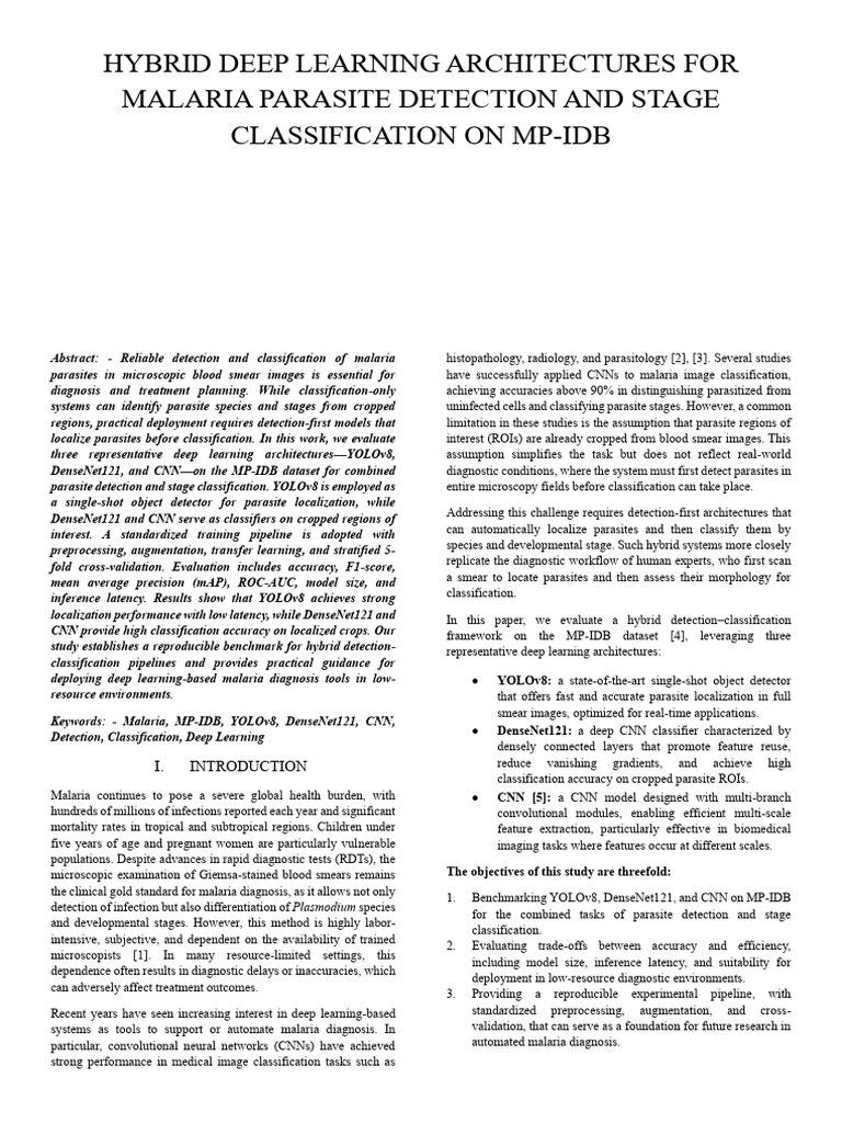 02 - Hybrid Deep Learning Architectures For Malaria Parasite Detection ...