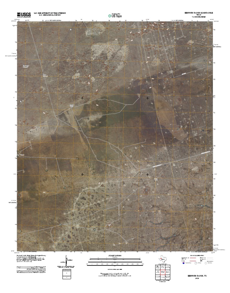 Topographic Map of Bedford Ranch | PDF