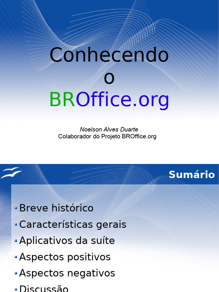 1SIPP Conhec o BrOffice | PDF | Programas | Informática