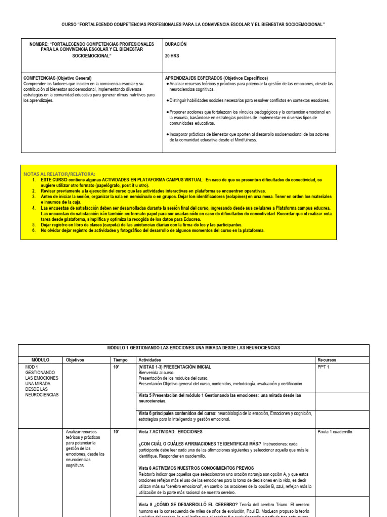 P Fcce M1 Planificación | PDF