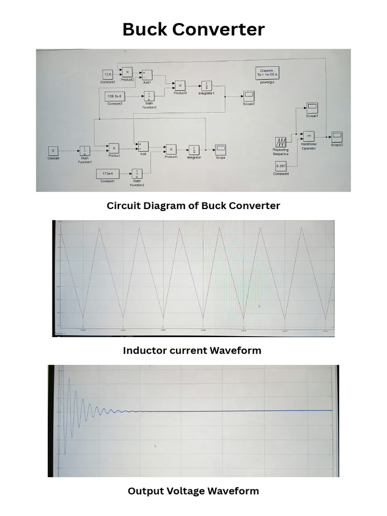 Circuit Diagram of Buck Converter | PDF