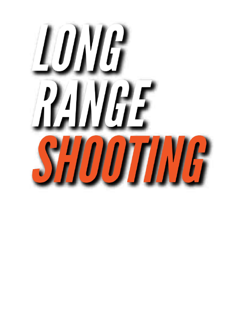 Long Range Shooting | PDF