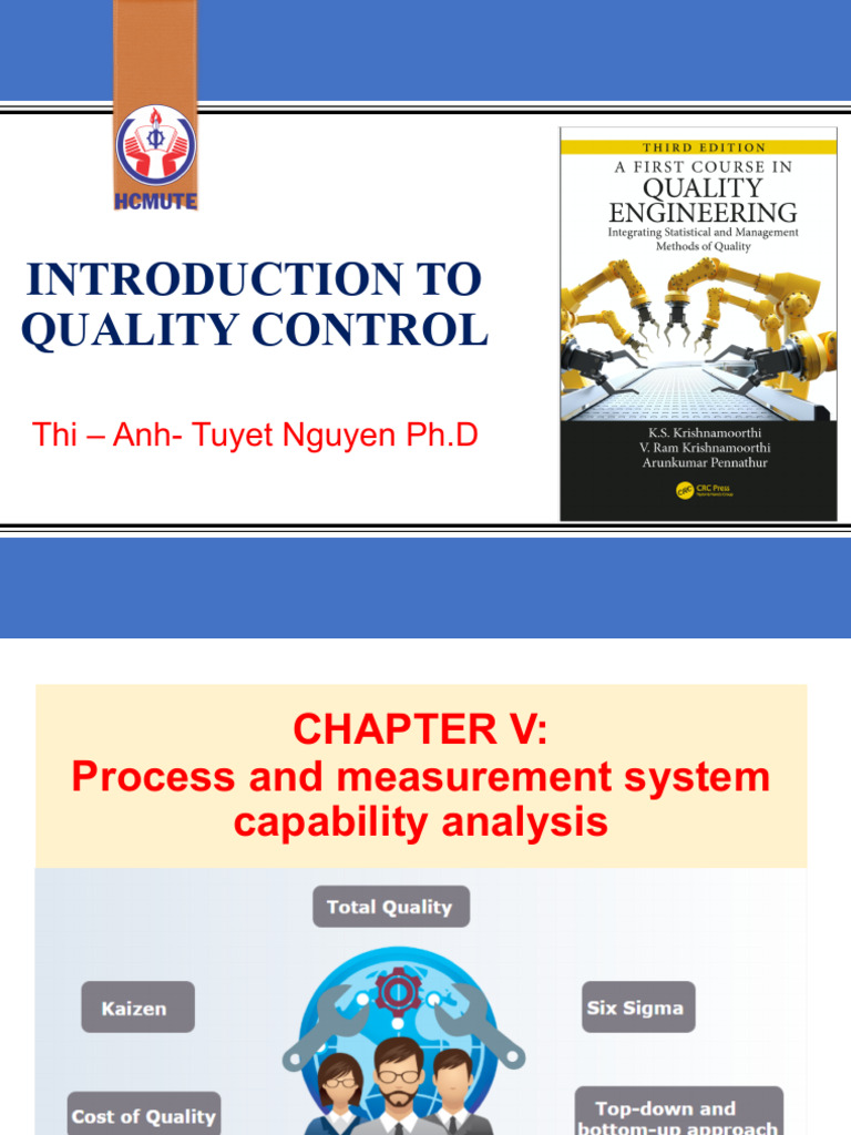 Chương IV Capability Analysis and Statistic in Quality Management | PDF