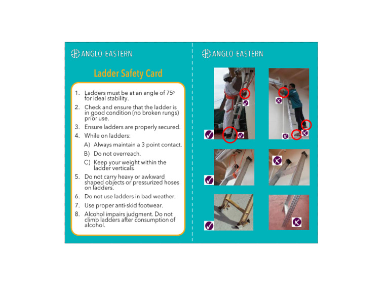 SC-04 Ladder Safety Card-Compressed | PDF