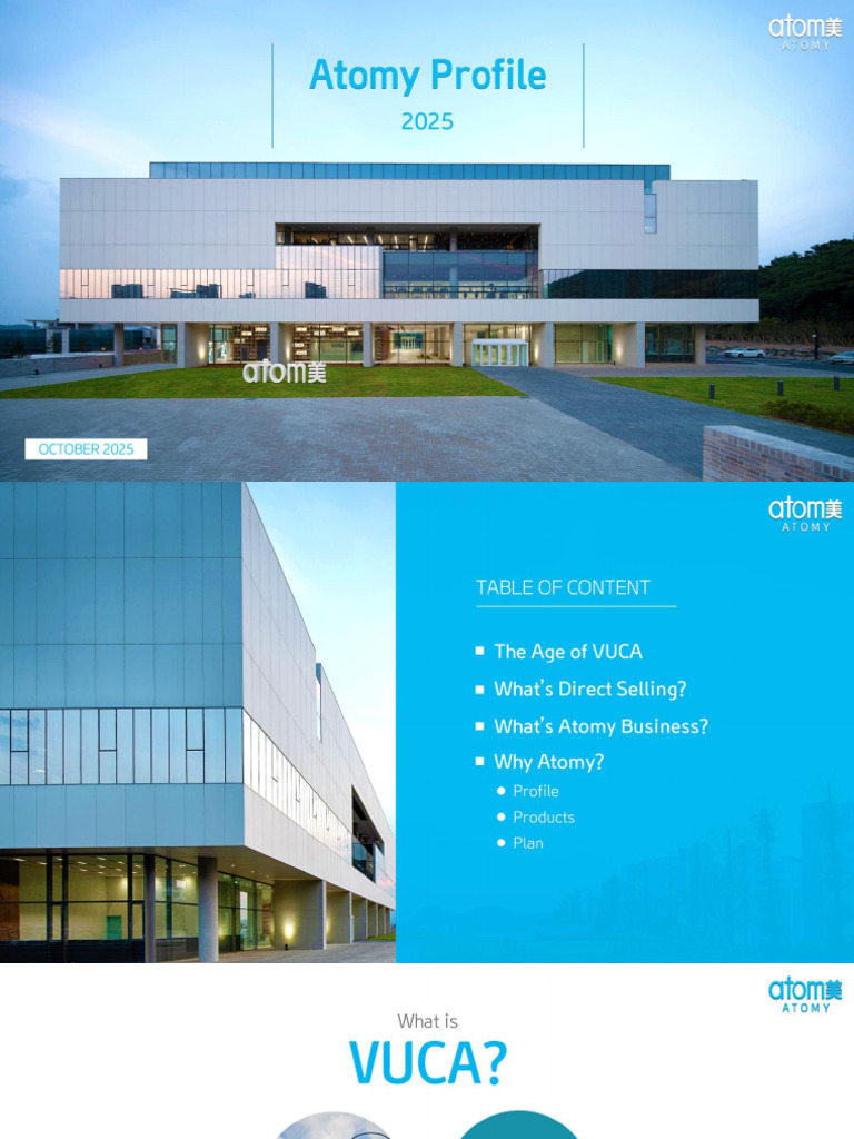 Atomy Profile - October 2025 | PDF