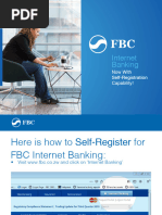 FBC Internet Banking Self-Registration Guide | PDF | Login | Banks ...