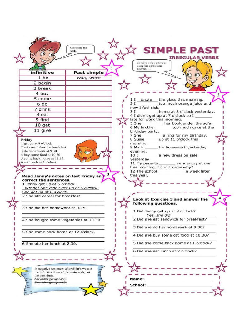 Simple Past | PDF