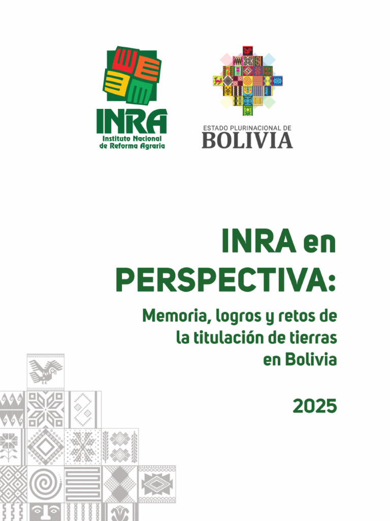 Libro Inra | PDF | Bolivia | Democracia