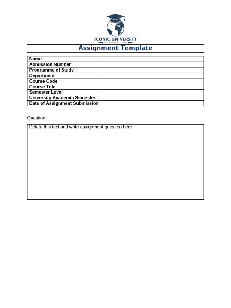 BUA 310 Assignment | PDF