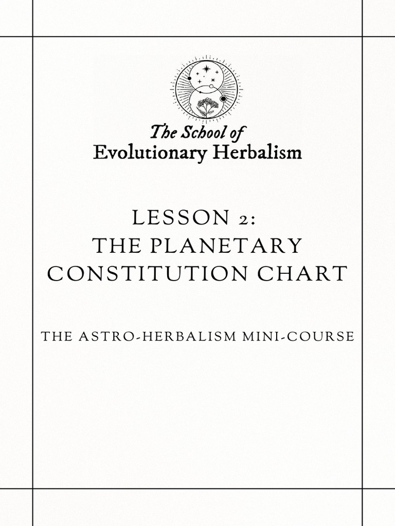 Lesson 2 Printer Friendly The Planetary Constitution Chart | PDF ...