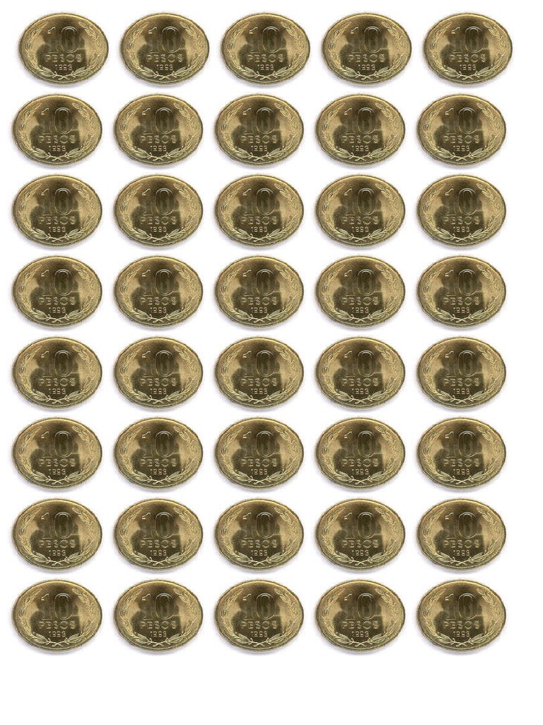 Monedas de 1 y 10 Termolaminadas. | PDF