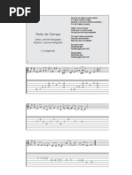 Fado da Campa - Letra, pauta e tablatura