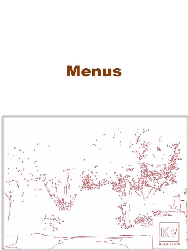 Menus | PDF | Alimentos | Culinária