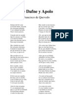 De Dafne y Apolo, Francisco de Quevedo