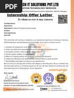CodSoft Internship Offer Details | PDF | Linked In | Software Engineering