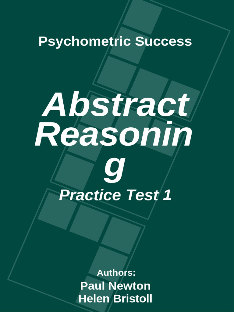 Abstract Reasoning Test | PDF | Intelligence | Intelligence Quotient