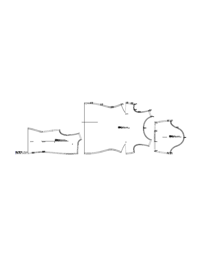 Armhole-Sleeve-Chest Dart For Scuba Crepe Block | PDF