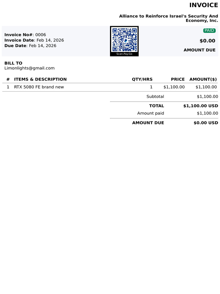 Invoice - 0006 | PDF