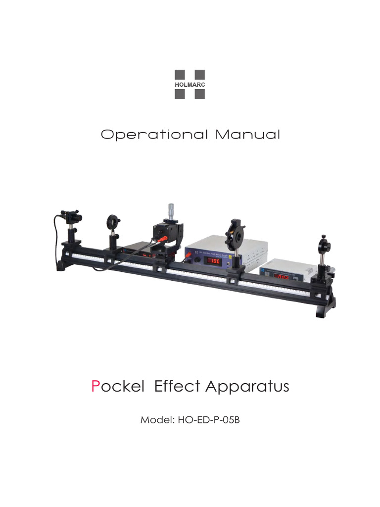 Pockel Effect Latest | PDF | Polarization (Waves) | Physics