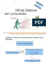 Defensa del consumidor Ley 24.240 