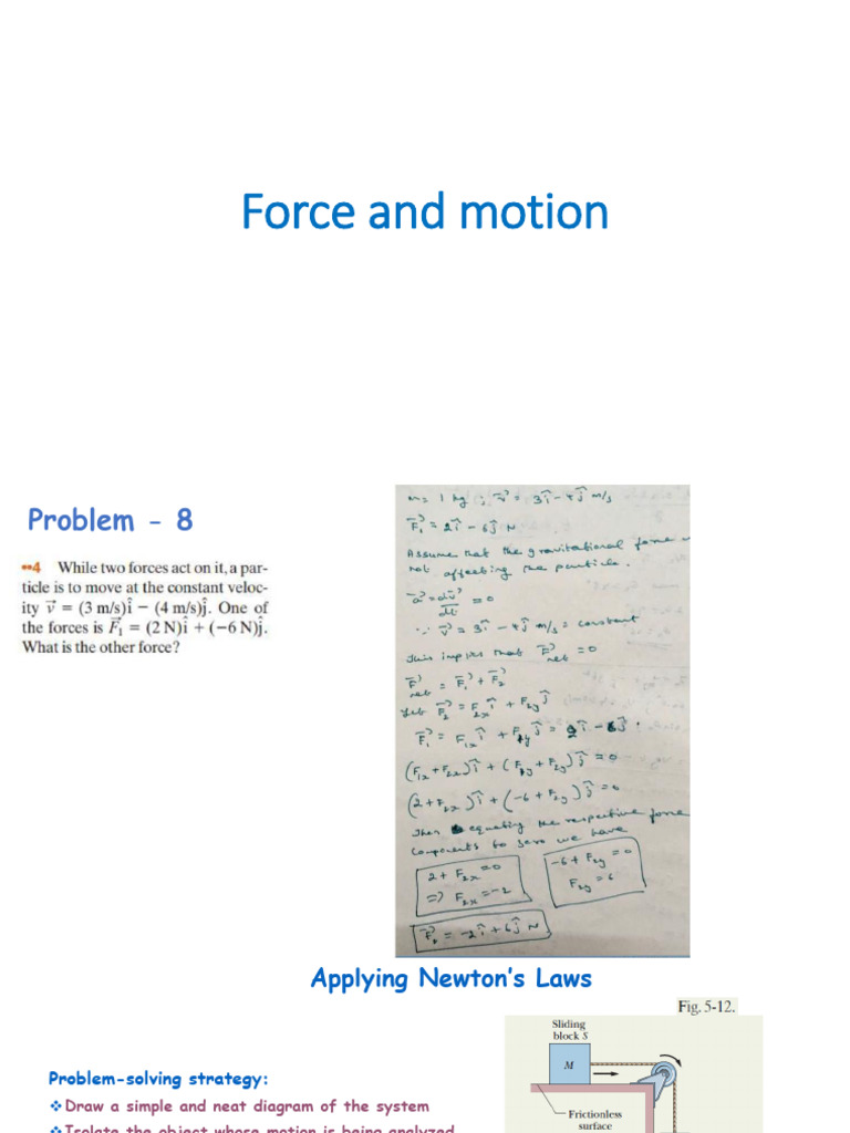 Force and Motion Notes 2 | PDF | Force | Motion (Physics)