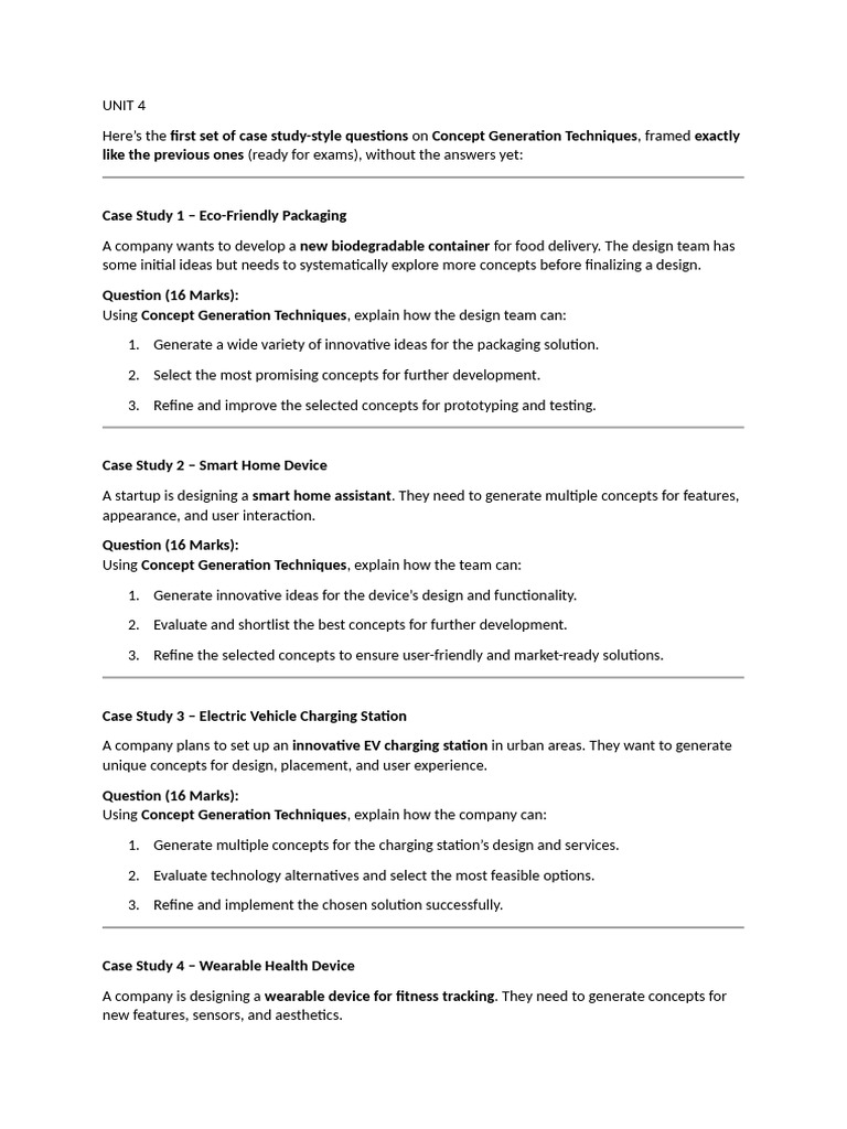Unit 4-Case Study | PDF | Usability | Prototype