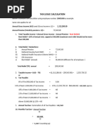 PAYE Tax Calculation Guide 2025 Uganda | PDF | Taxation | Payments