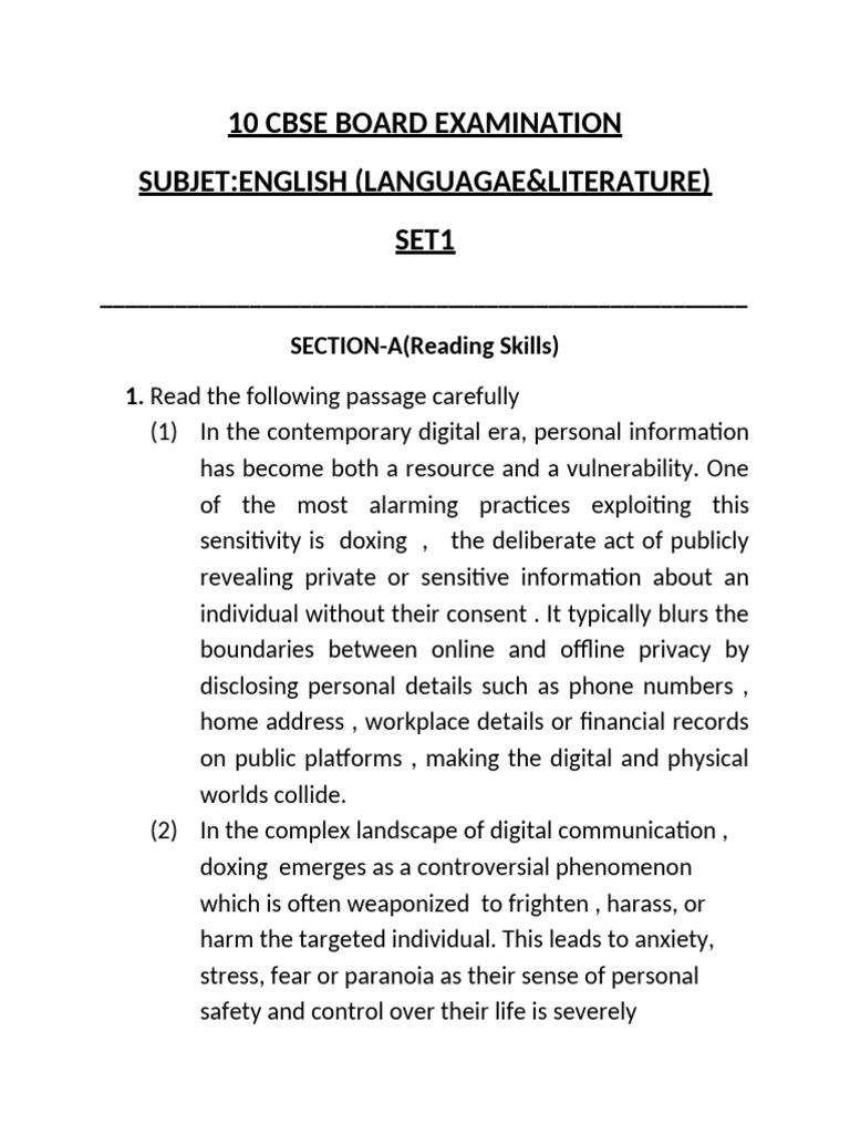10 Cbse Board Examination | PDF | Privacy