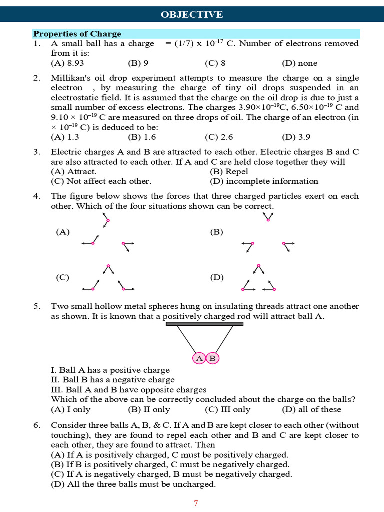 Electrostatics AA | PDF | Electric Field | Electric Charge