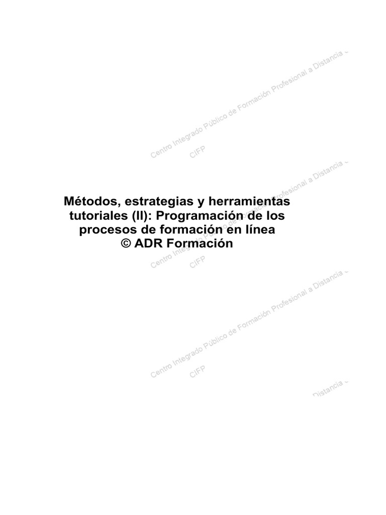 03 Metodos Estrategias YHerramientas Tutoriales IIProgramacion de Los ...