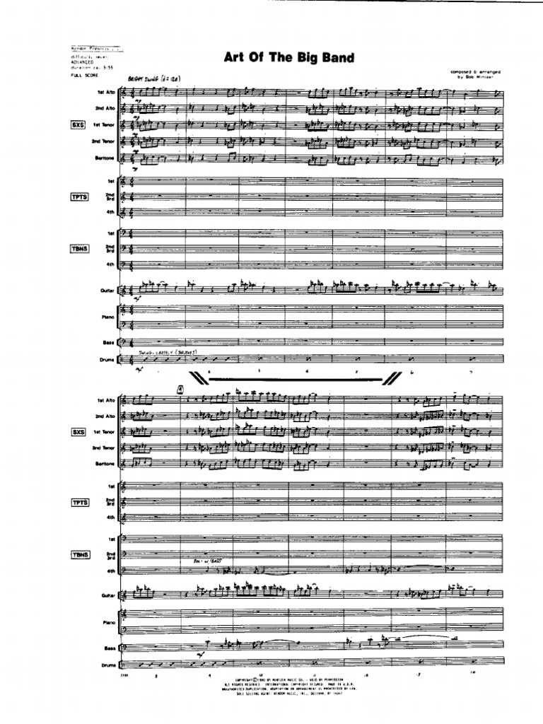 Art of The Big Band Mintzer | PDF