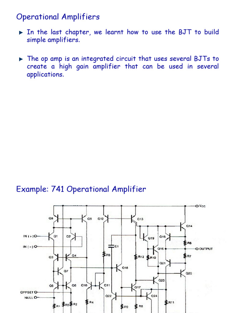 Part 1A - A Introduction To Operation Amplifiers | PDF | Amplifier ...