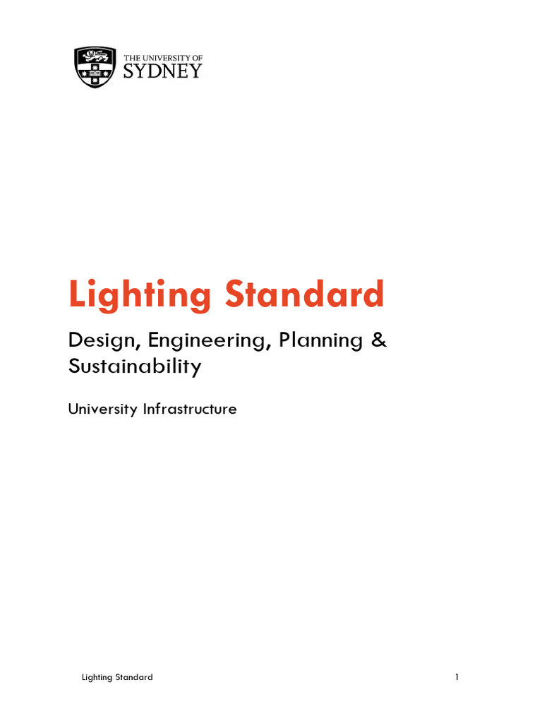 Ui Lighting Standard v4 | PDF | Lighting | Light Emitting Diode