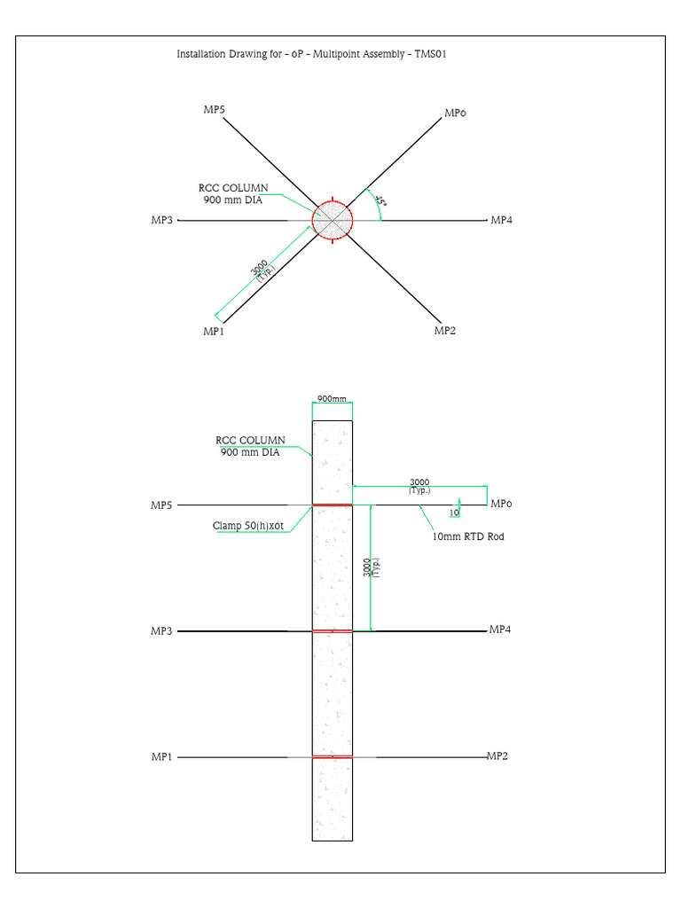 Multipoint RTD - Mounting Clamp - Rev-0 | PDF