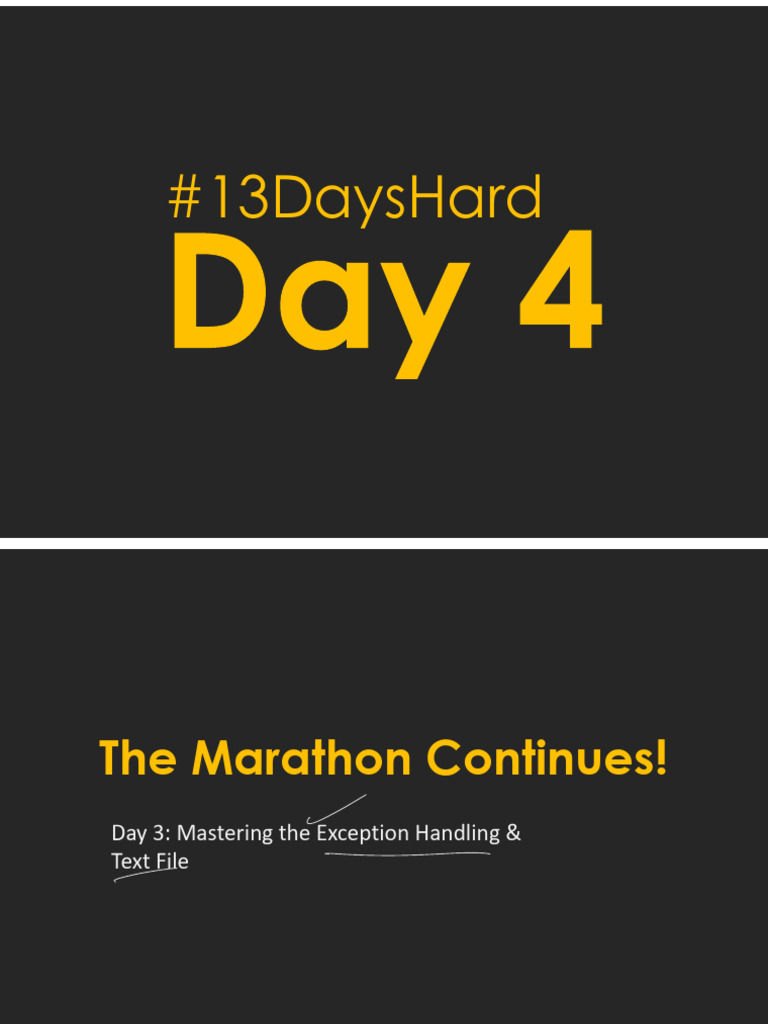 Day4 Notes 13DaysHard | PDF | Python (Programming Language ...