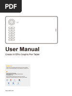 XP-Pen Artist Pro Series User Manual | PDF | Keyboard Shortcut ...