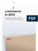 Social Commerce in 2012 (Reevoo) -MAY12