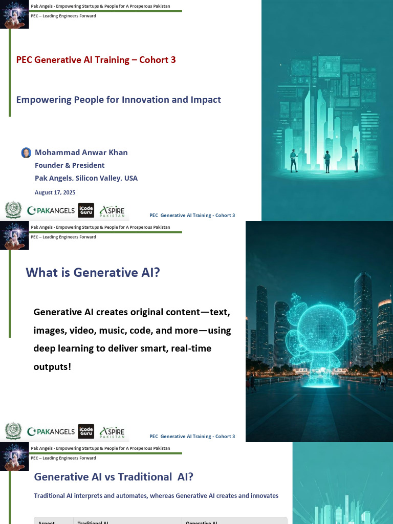 PEC Cohort 3 Module 1 Generative AI Empowering People For Innovation ...
