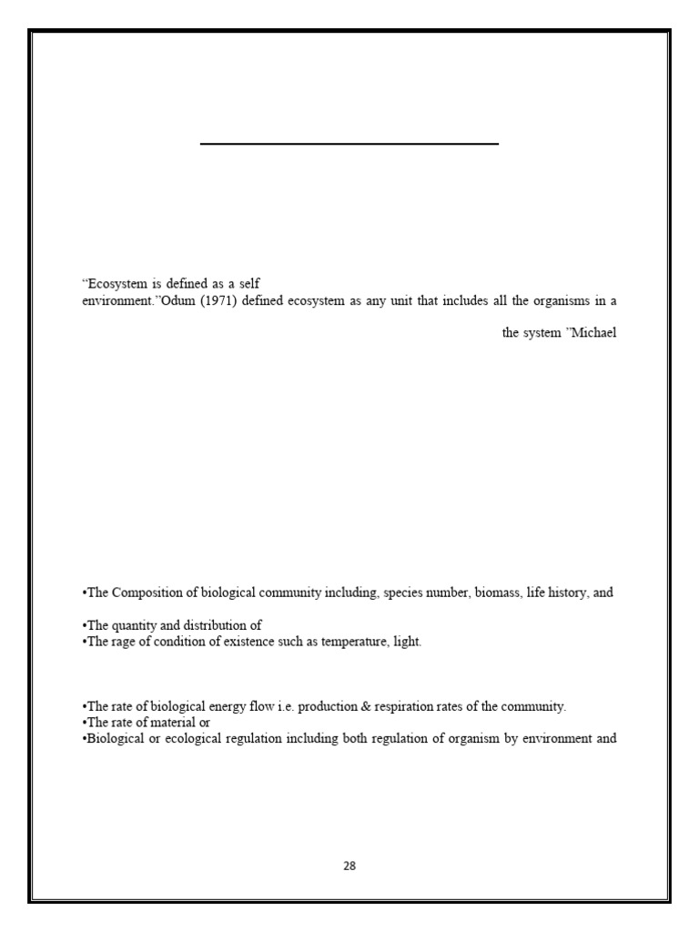 Unit 2 English Notes Evs (2bca) | PDF | Ecosystem | Food Web