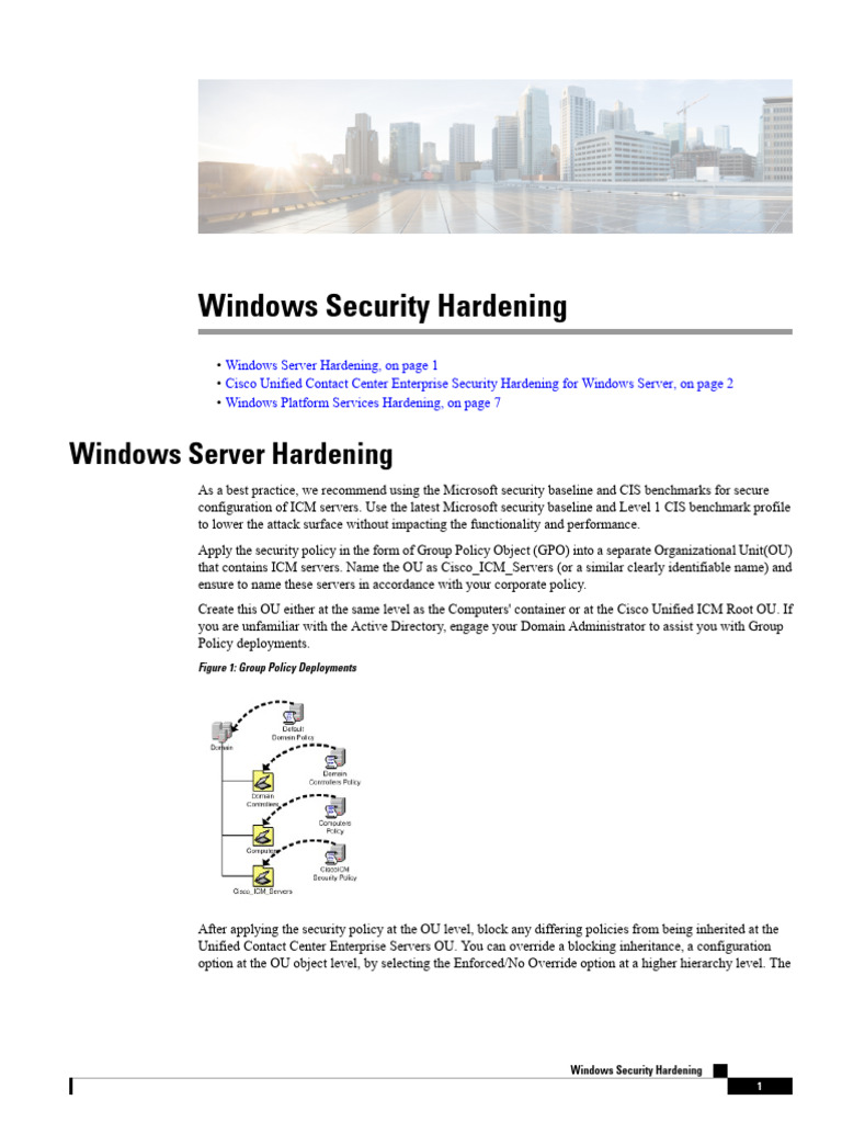 Windows Security Hardening | PDF | Group Policy | Microsoft Windows