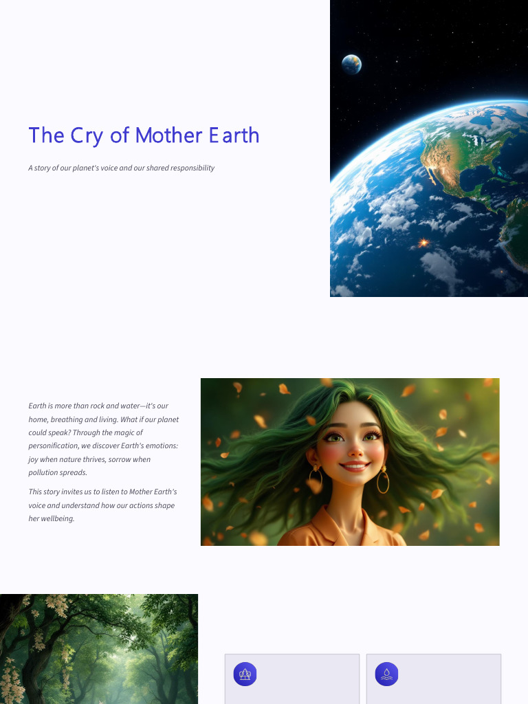 The Cry of Mother Earth | PDF | Earth | Renewable Energy