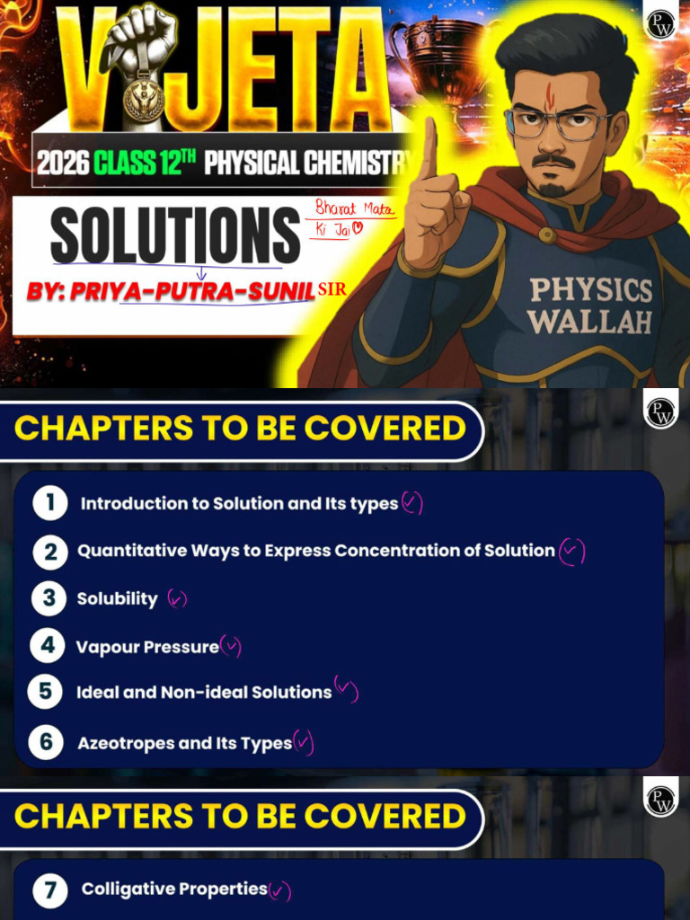 Solutions - Class Notes | PDF