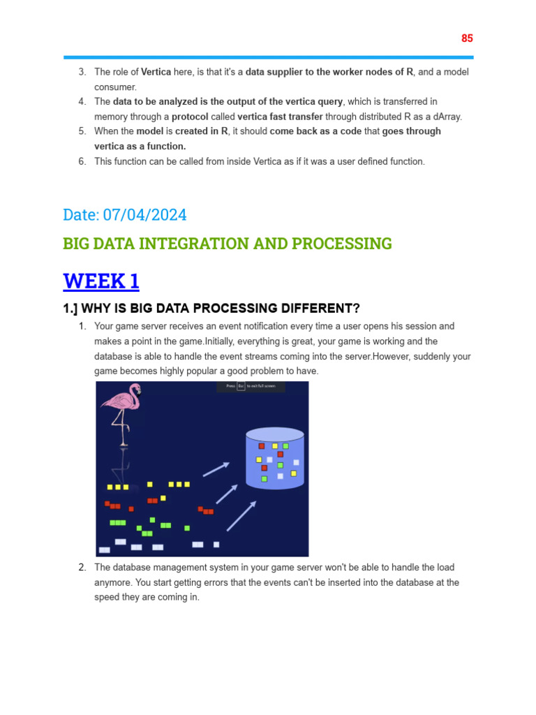 Coursera Notes Big Data Integrationg Processing | PDF | Apache Spark ...